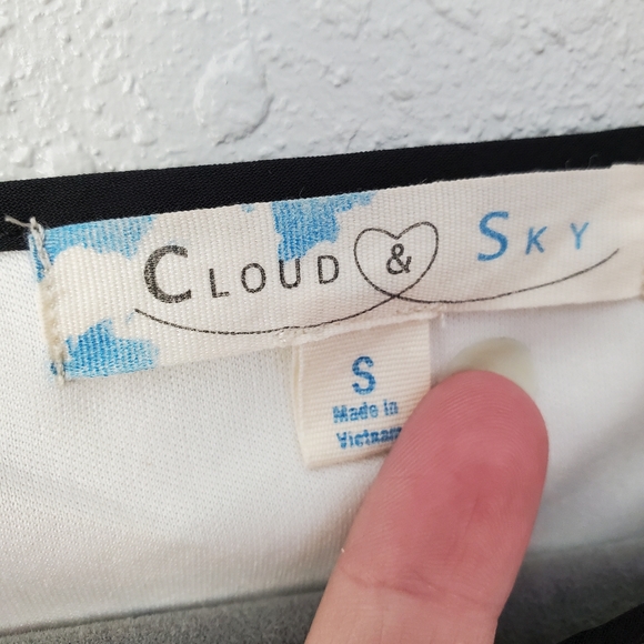 Cloud and Sky Floral Dress Peony Cherry Blossoms size small - Picture 4 of 5